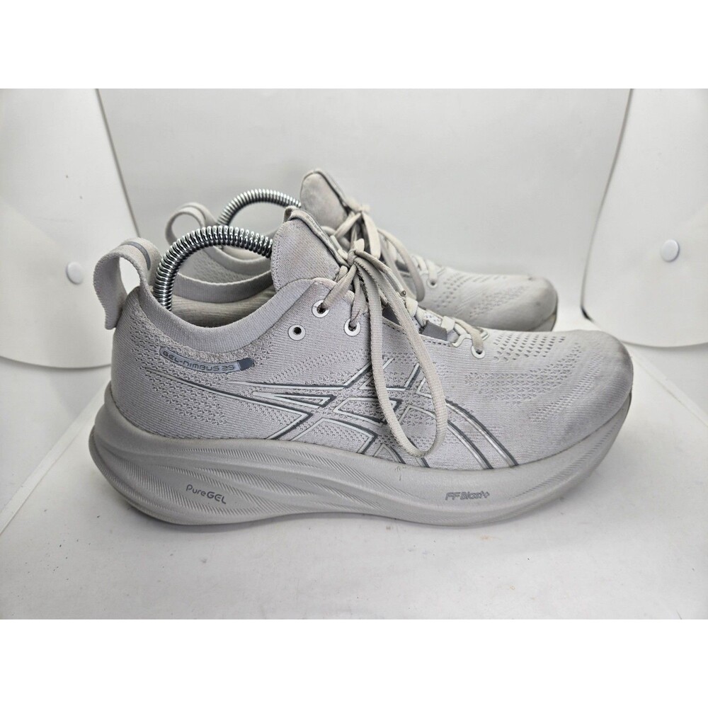 ASICS Gel-Nimbus 26 Shoes Women's 9 Grey Road Running Athletic Distance Sneakers